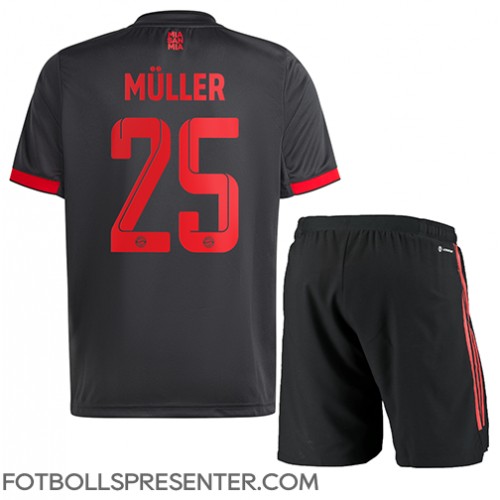 Bayern Munich Thomas Muller #25 Tredje tröja Barn 2022-23 Kortärmad (+ korta byxor)